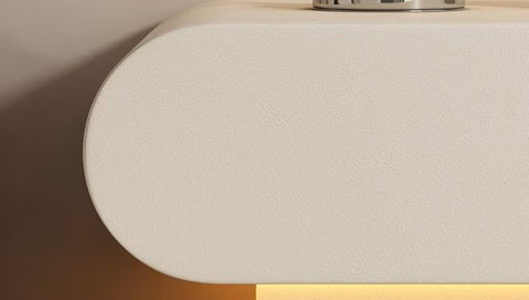 Premium PU Leather Upholstery Bedside Table