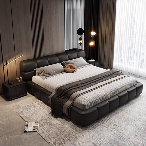 Big black cow bed Double/Queen/King