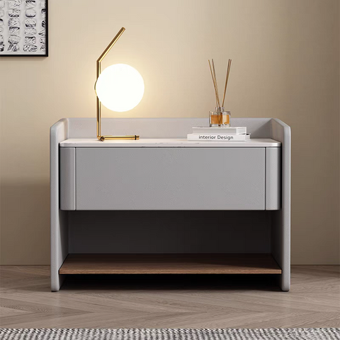 Light luxury Italian bedside table