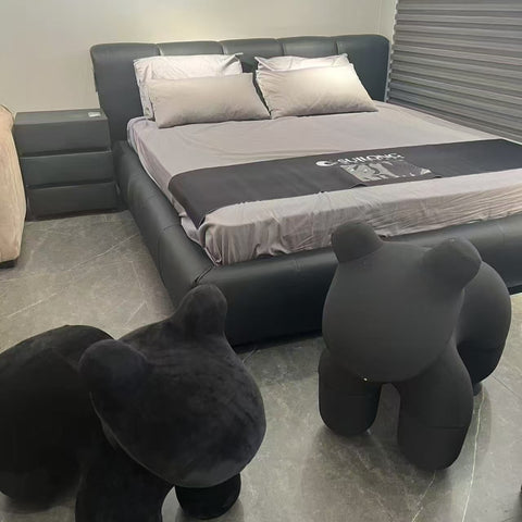 Big black cow bed Double/Queen/King