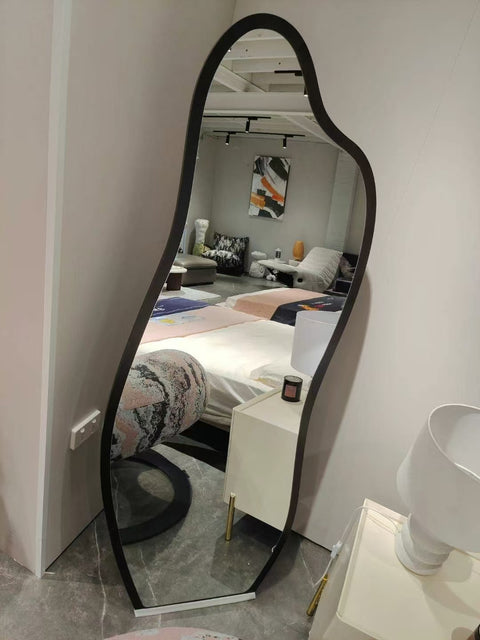 Black Cloud-Shaped Mirror