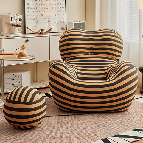 White Velvet Hug Sofa