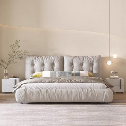 SAIMAH SOFT HEAD BED FRAME Double/Queen/King