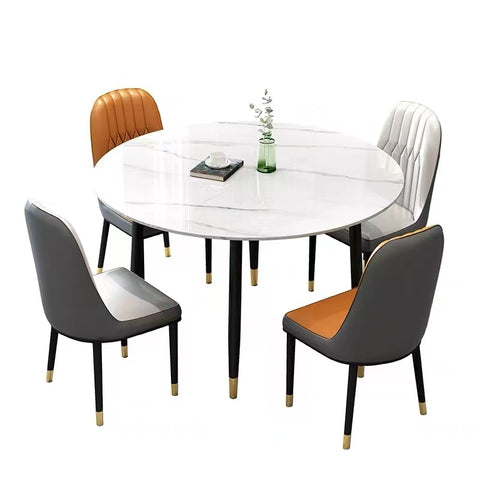 Rock slab small round table