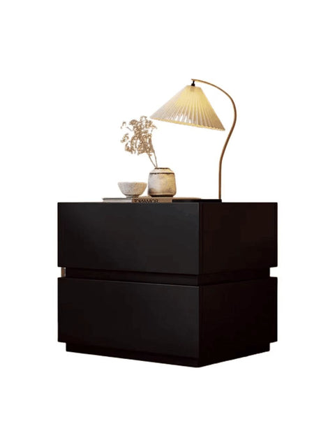 Extra-Large Capacity Two-Drawer Bedside Table