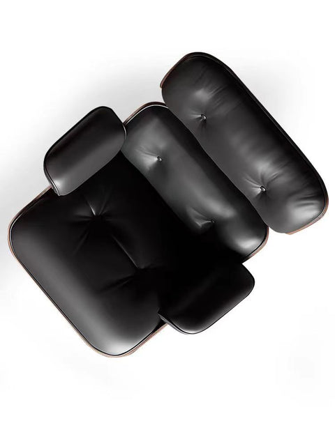 Eames lounge chair with a 103° backrest