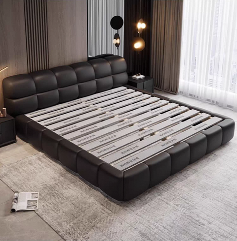 Big black cow bed Double/Queen/King