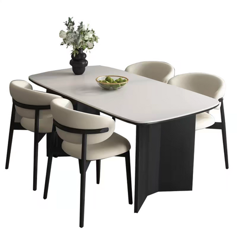 (Pre order)Rock slab rectangular dining table