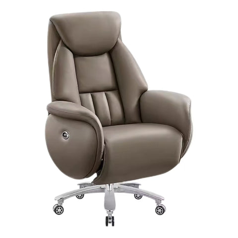 Brown Leather Office Chair