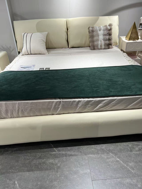 RICCARDO CBD FURNITURE LEATHER BED FRAME Double/Queen/King