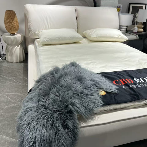 RICCARDO CBD FURNITURE LEATHER BED FRAME Double/Queen/King