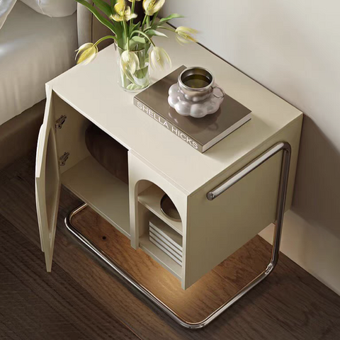 Vintage cream-style nightstand