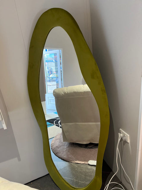 Green Velvet Cloud mirror