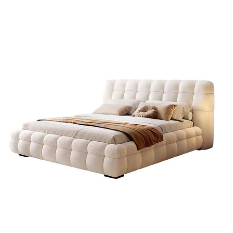 Marshmallow Sherpa fabric bed Double/Queen/King