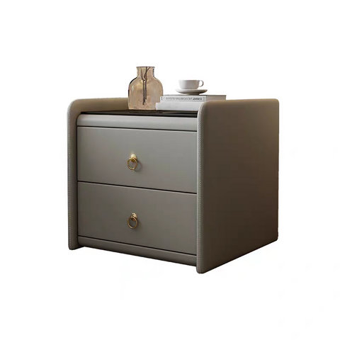 Leather bedside table