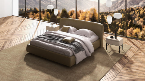 CBD LEATHER BED FRAME
