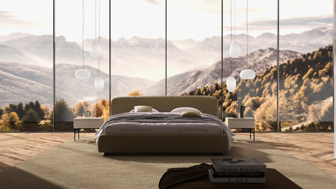 CBD LEATHER BED FRAME