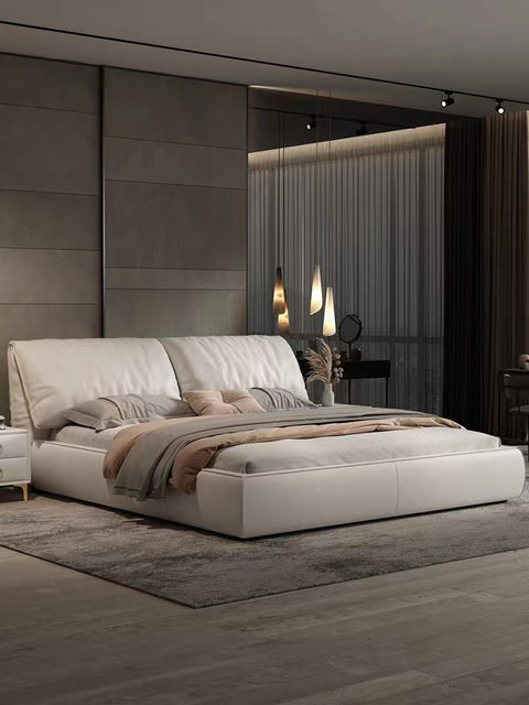 OTTONE LEATHER BED FRAME QUEEN /KING