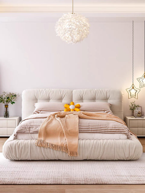 SAIMAH SOFT HEAD BED FRAME Double/Queen/King