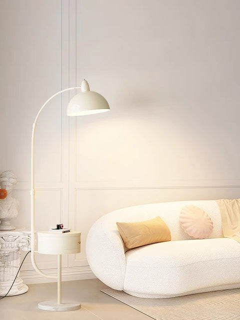 White Ceiling Floor Lamp