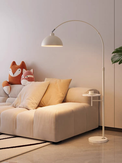 White Ceiling Floor Lamp