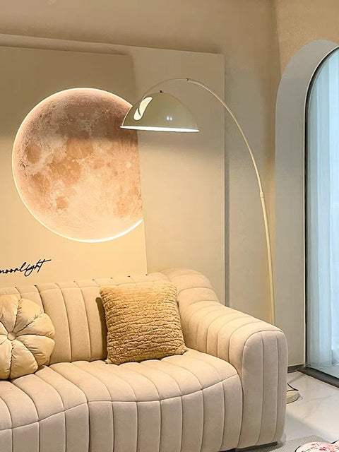 White Ceiling Floor Lamp