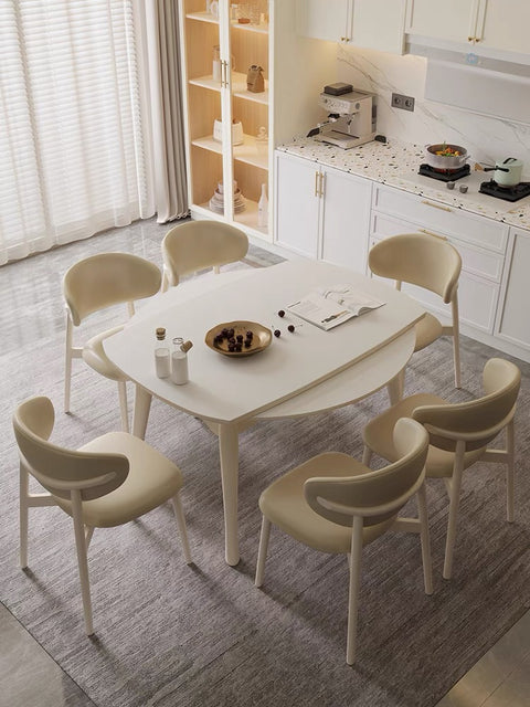 LORENZO ROCK PLATE EXTENSION DINING-TABLE