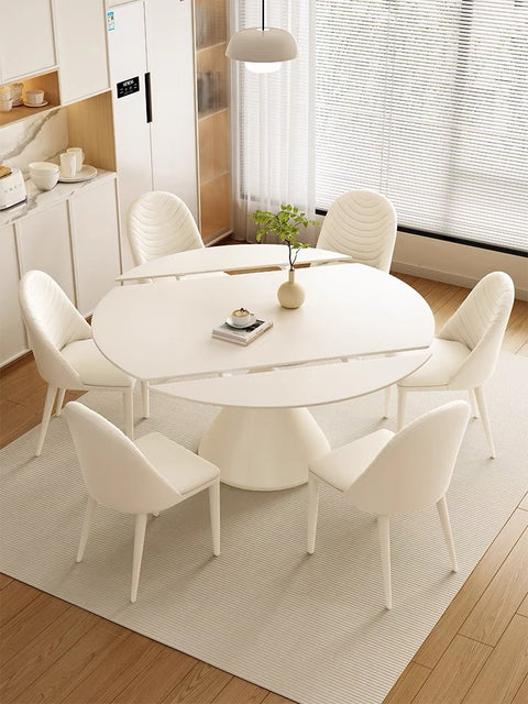 LORENZO ROCK PLATE EXTENSION DINING-TABLE