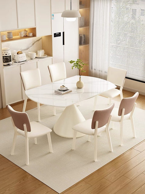 LORENZO ROCK PLATE EXTENSION DINING-TABLE