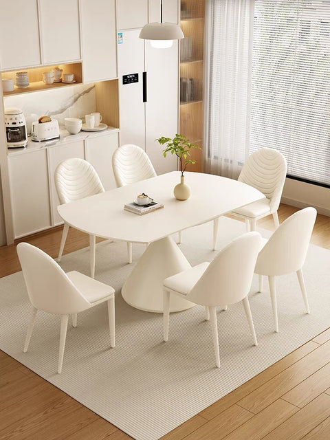 LORENZO ROCK PLATE EXTENSION DINING-TABLE