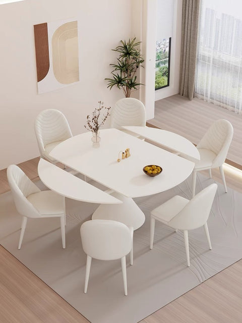 LORENZO ROCK PLATE EXTENSION DINING-TABLE