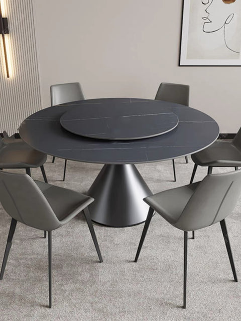SOLOMONE ROUND SLATE DINING TALBE