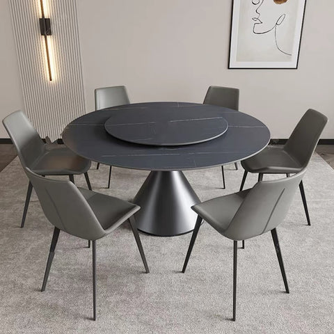 SOLOMONE ROUND SLATE DINING TALBE