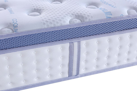 Pocket sprung mattress, firm/natural