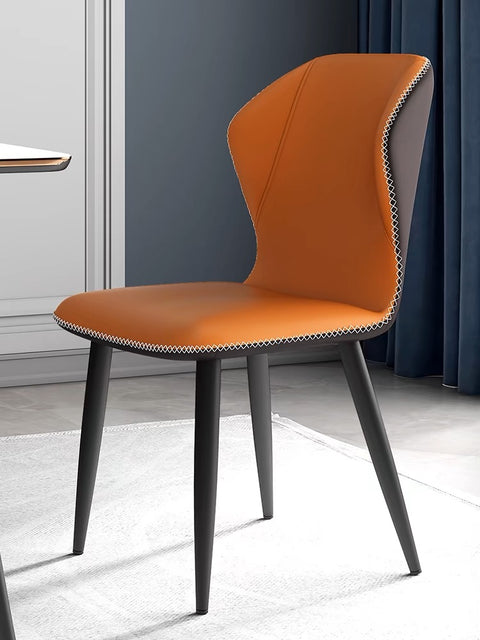 ALESSIA LEATHAIRE LEATHER DINING CHAIR