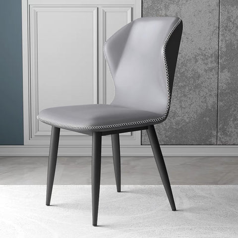 ALESSIA LEATHAIRE LEATHER DINING CHAIR