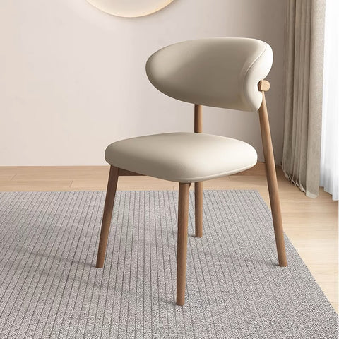 AMELIA LEATHAIRE LEATHER DINING CHAIR