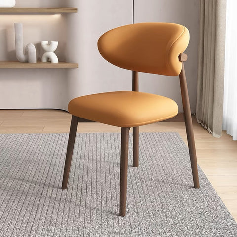 AMELIA LEATHAIRE LEATHER DINING CHAIR