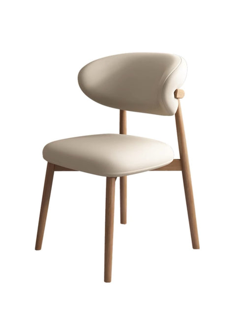 AMELIA LEATHAIRE LEATHER DINING CHAIR
