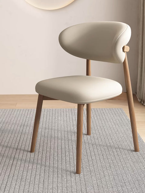 AMELIA LEATHAIRE LEATHER DINING CHAIR