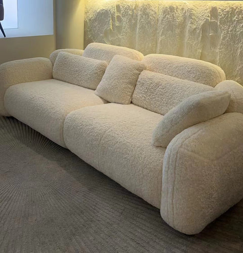 FLAVIO THREE SEATER SHERPA SOFA