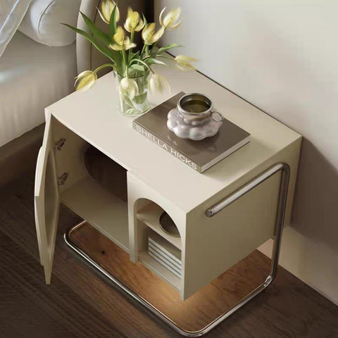 Vintage cream-style nightstand