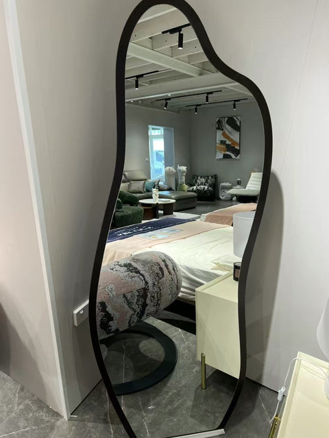 Black Cloud-Shaped Mirror