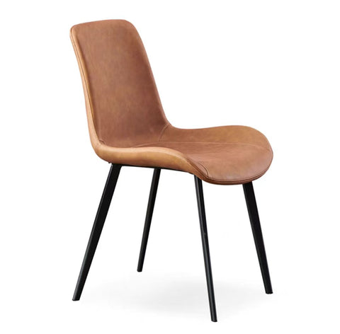 Light luxurious backrest dining chair
