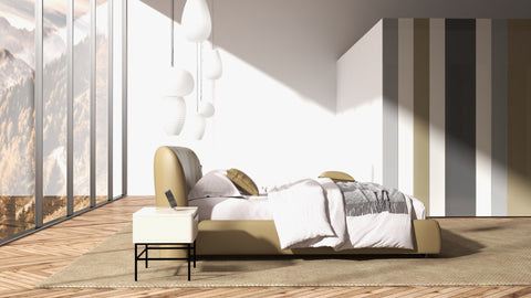 CBD LEATHER BED FRAME