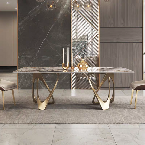 sintered stone dining table