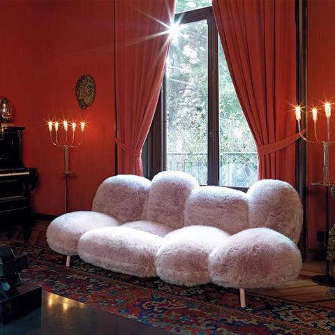 PLUSH POWDER PUFF SOFA