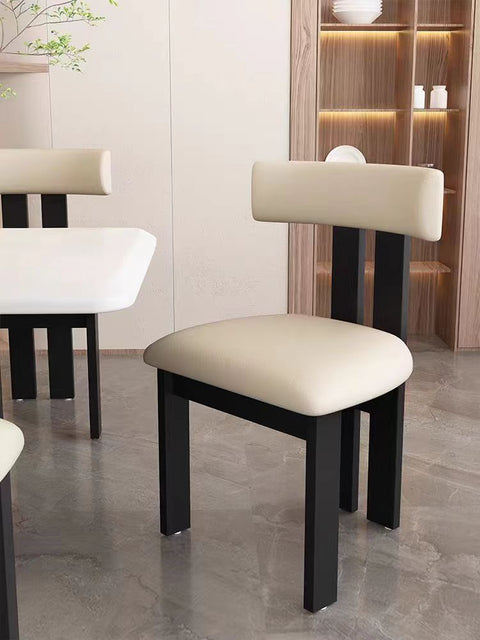 Shoehorn solid wood dining chair