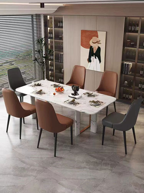 High back soft bag dining chair