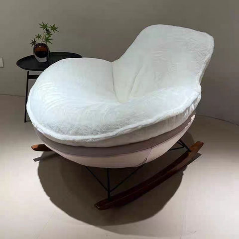 White Penguin rocking chair